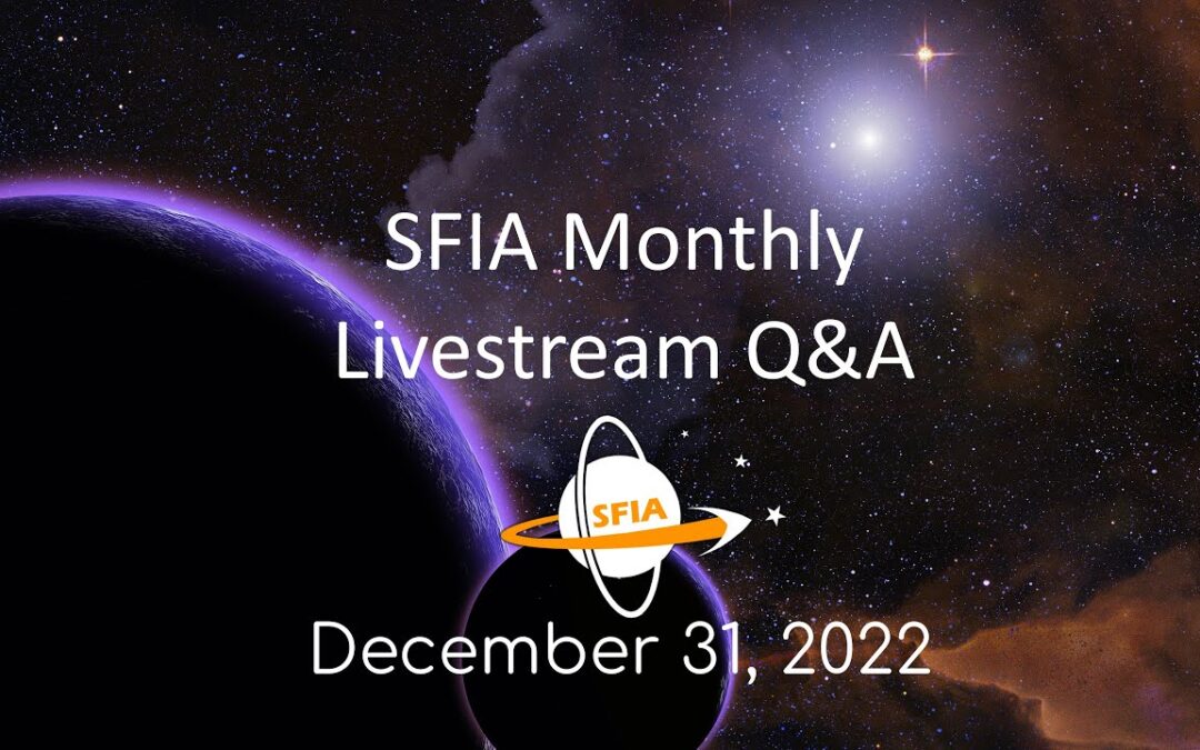 SFIA Monthly Livestream: December 31, 2022