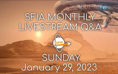 SFIA Monthly Livestream: Sunday, January 29, 2023 4pm EST