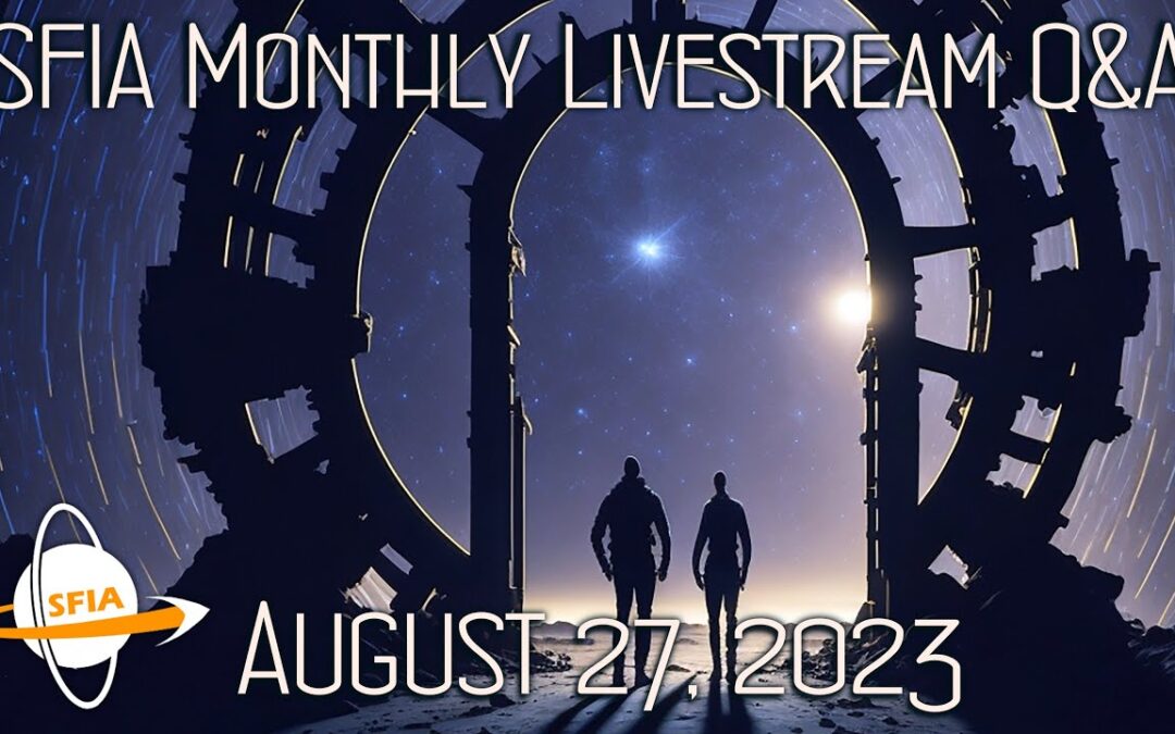 SFIA Monthly Livestream: Sunday,  August 27, 2023 4pm EST