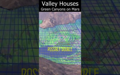 Valley Houses – Green Canyons on Mars    #space #spacecolonization #nasa