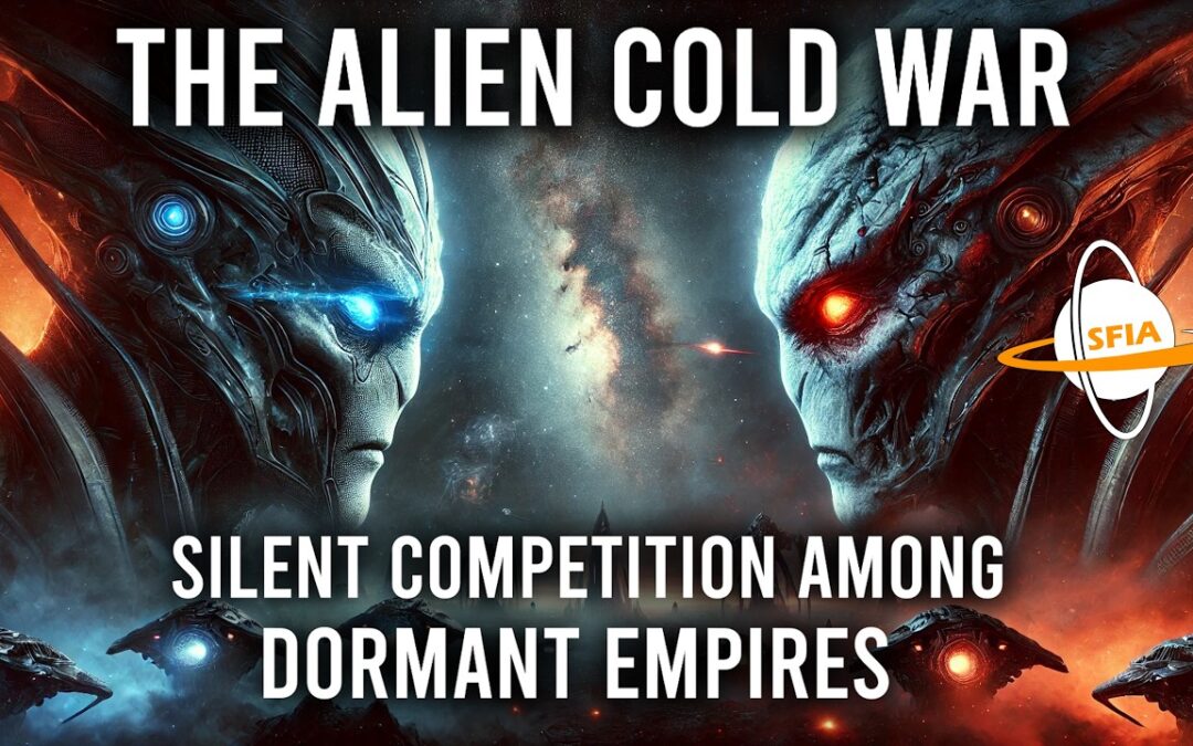 The Alien Cold War: Silent Competition Among Dormant Empires In A Dark Galaxy