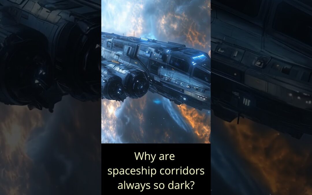 Why are spaceship corridors always so dark?