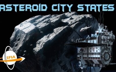 Asteroid City States – Living in Mobile Habitats Powered by Resource Extraction