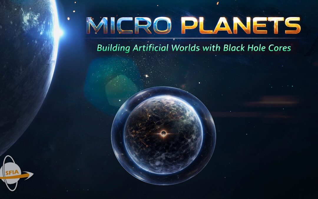 Micro Planets: Building Artificial Worlds with Black Hole Cores